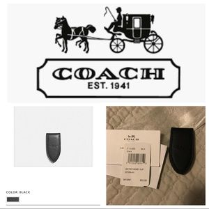 Coach Leather Money ClIp (NWT)