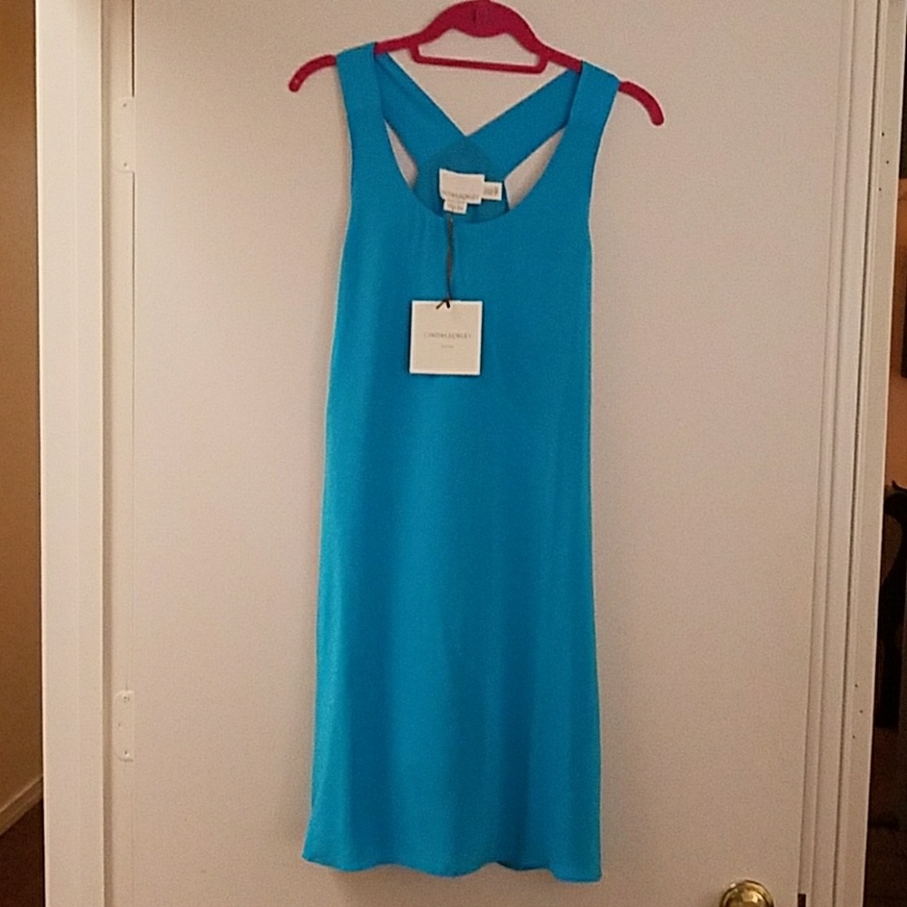 100 % silk sundress brand new ( with tags)