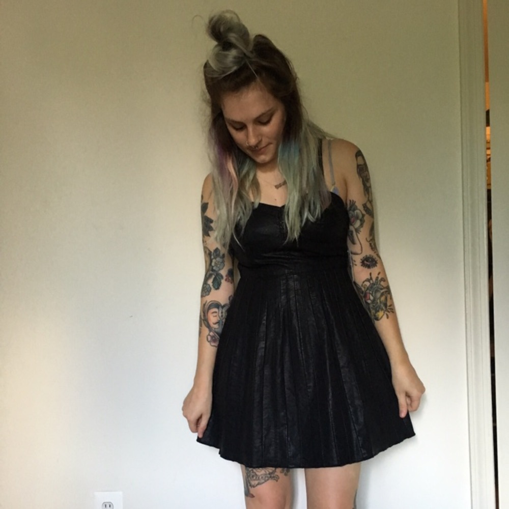 Free People Pleather Dress