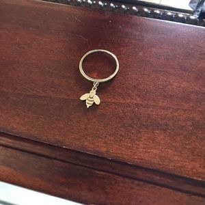 James Avery charm 14k yellow gold ring bumblebee