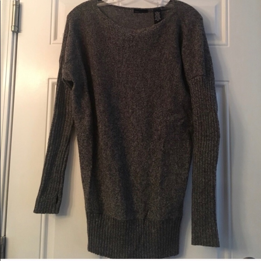 Grey Moda Tunic Sweater