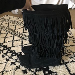 Lauren Conrad Fringe Boots