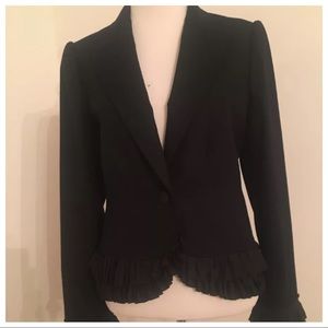 EUC Rugby by Ralph Lauren blazer w ruffle detail