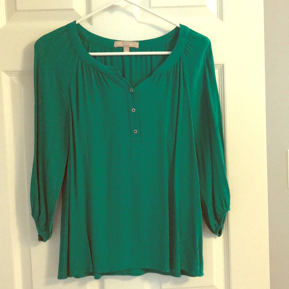 Emerald green blouse
