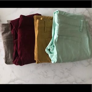 Lot of Express Colored Jean Leggings