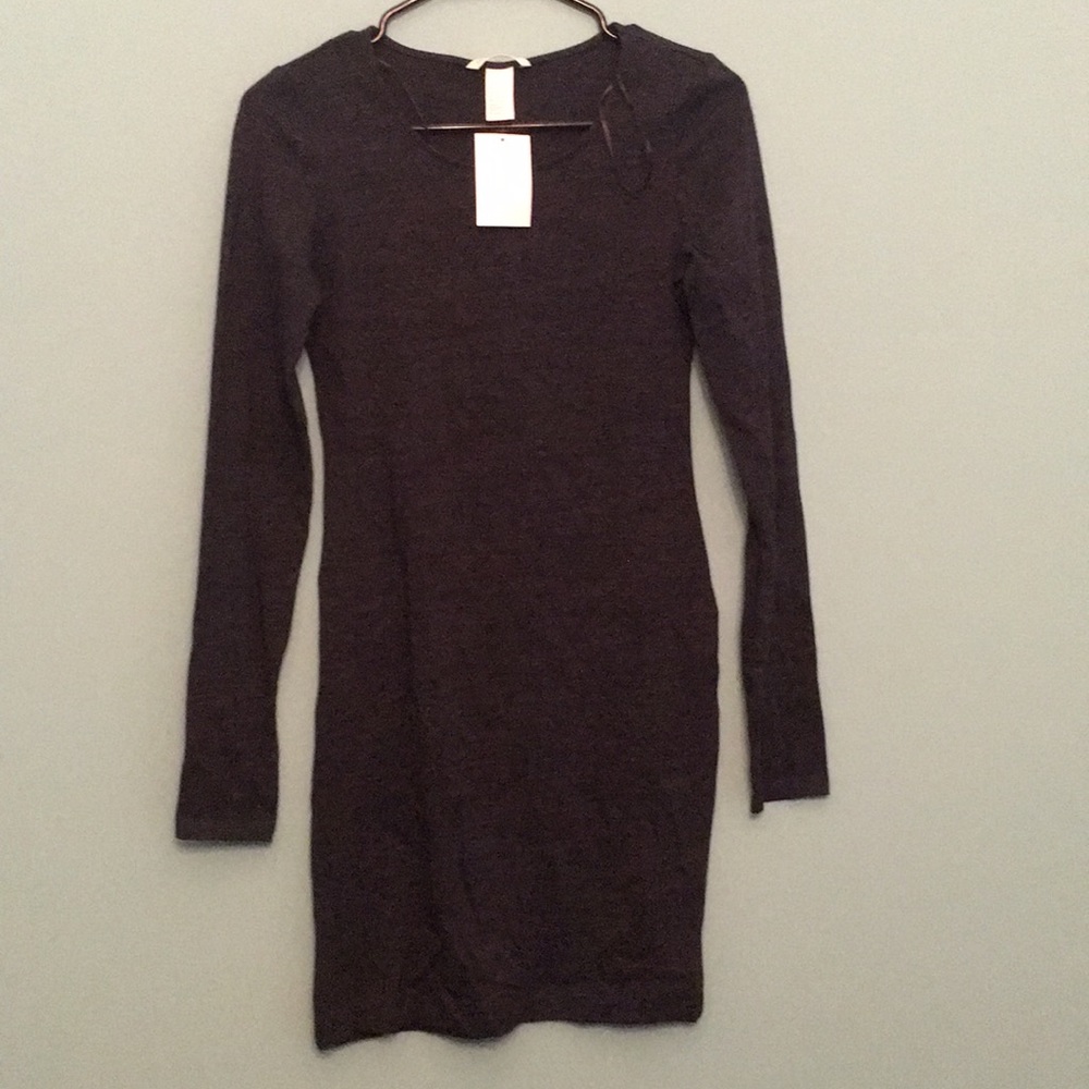 Long sleeve fitted dress