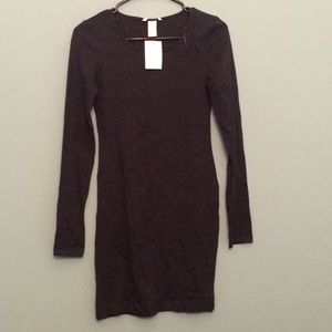 Long sleeve fitted dress