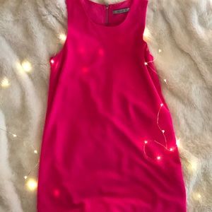 hot pink M lily rain dress