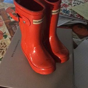 Hunter glitter rain boots for toddler girl