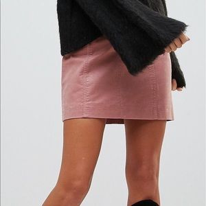 BRAND NEW: Vegan Suede skirt: tags on, never worn