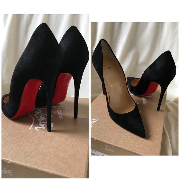Authentic Christian Louboutin 120 veau velour - Picture 3 of 8