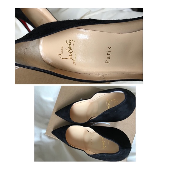 Authentic Christian Louboutin 120 veau velour - Picture 5 of 8