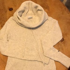 Columbia Sportswear cream cowl neck sweater, XS