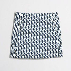 J. Crew seahorse mini skirt