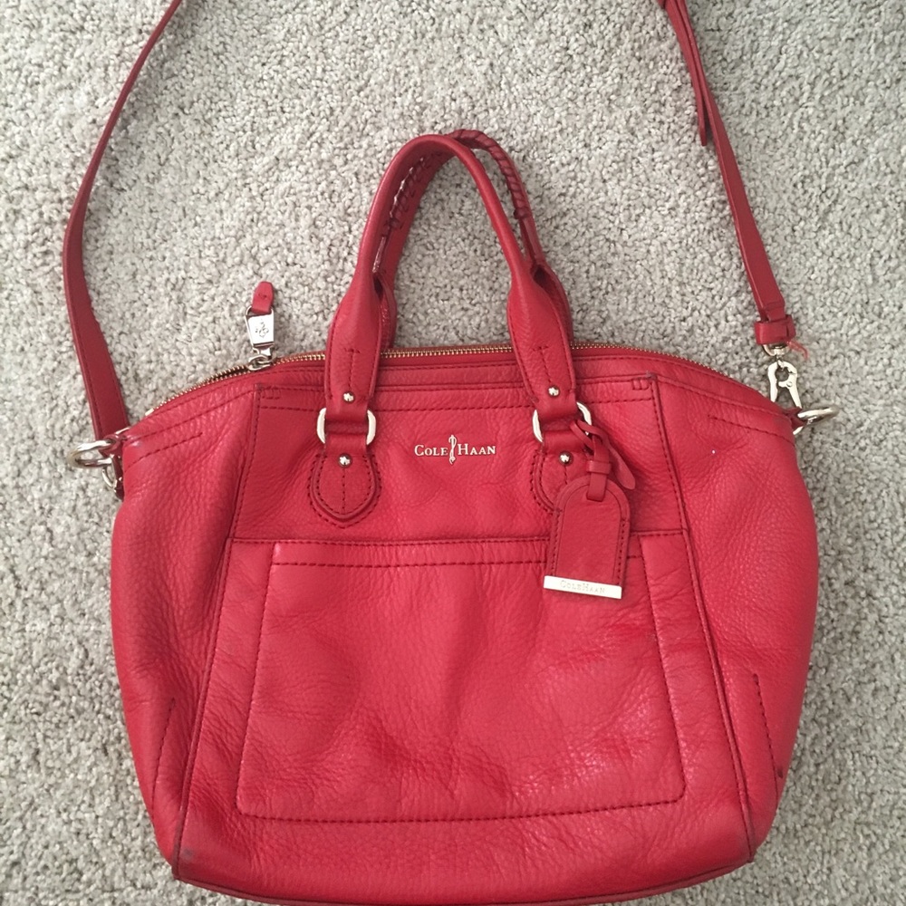 Cole Haan Red Leather Purse