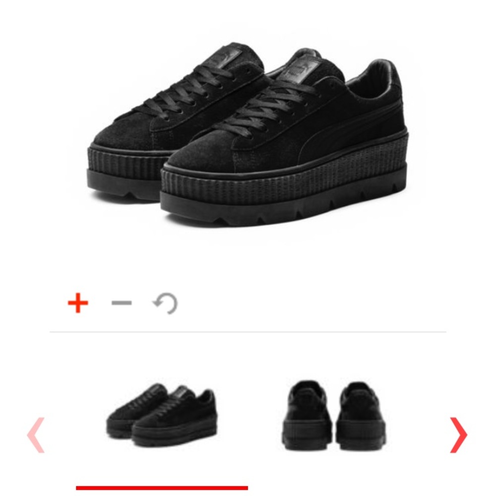 Puma Fenty suede Cleated Creeper
