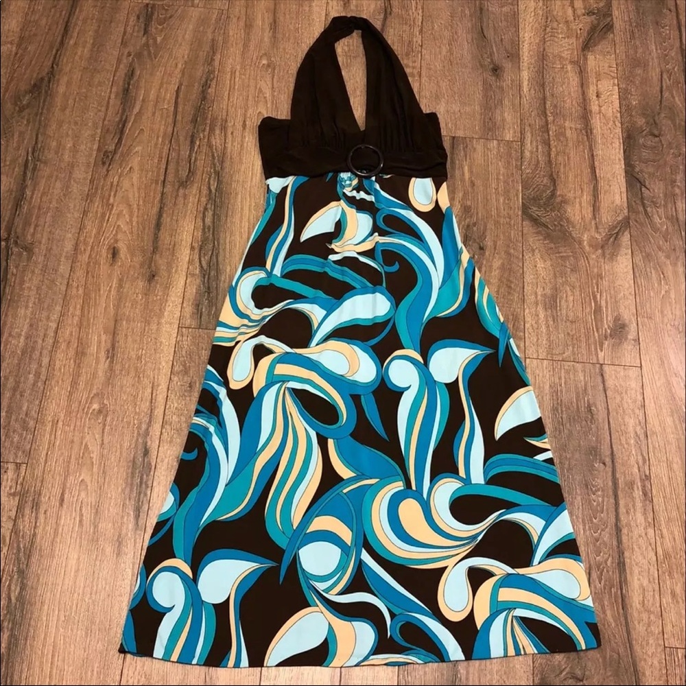 Maxi halter top dress