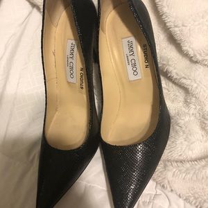 Jimmy Choo snakeskin Pumps