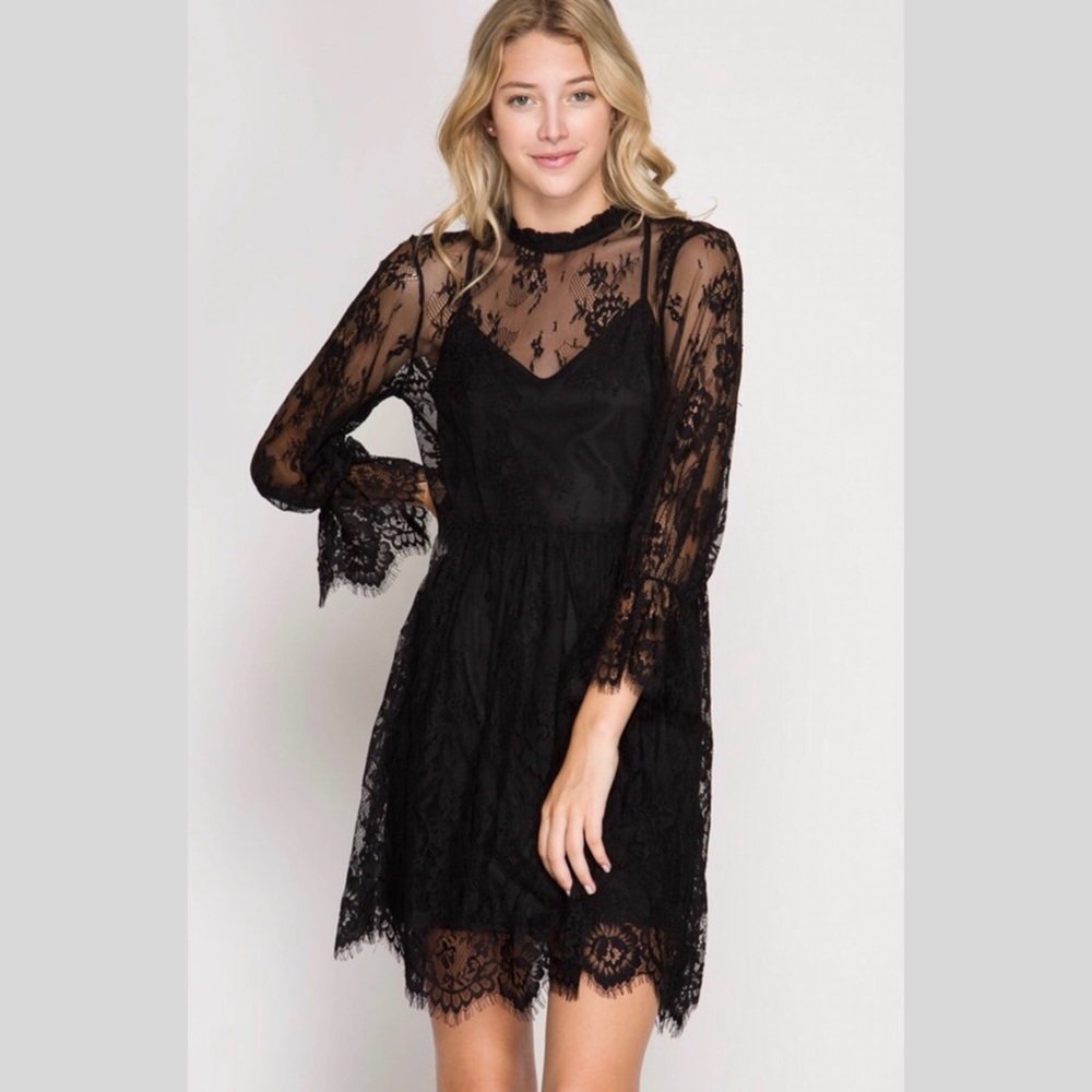 Lace Babydoll Dress