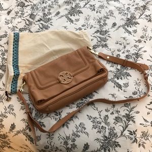 Tory Burch Fold Over Amanda Crossbody Purse