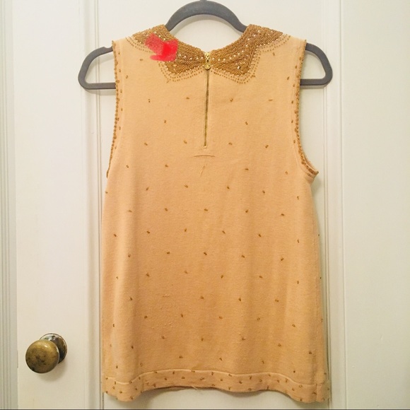 Lilly Pulitzer Gold Beaded Tank - Picture 4 of 5