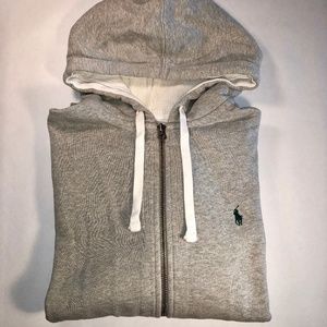 Polo by Ralph Lauren Grey Zip-up Hoodie