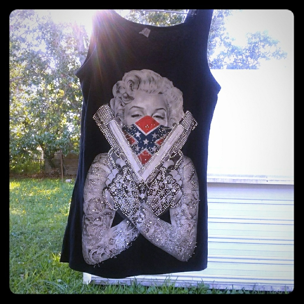 Marilyn print tank