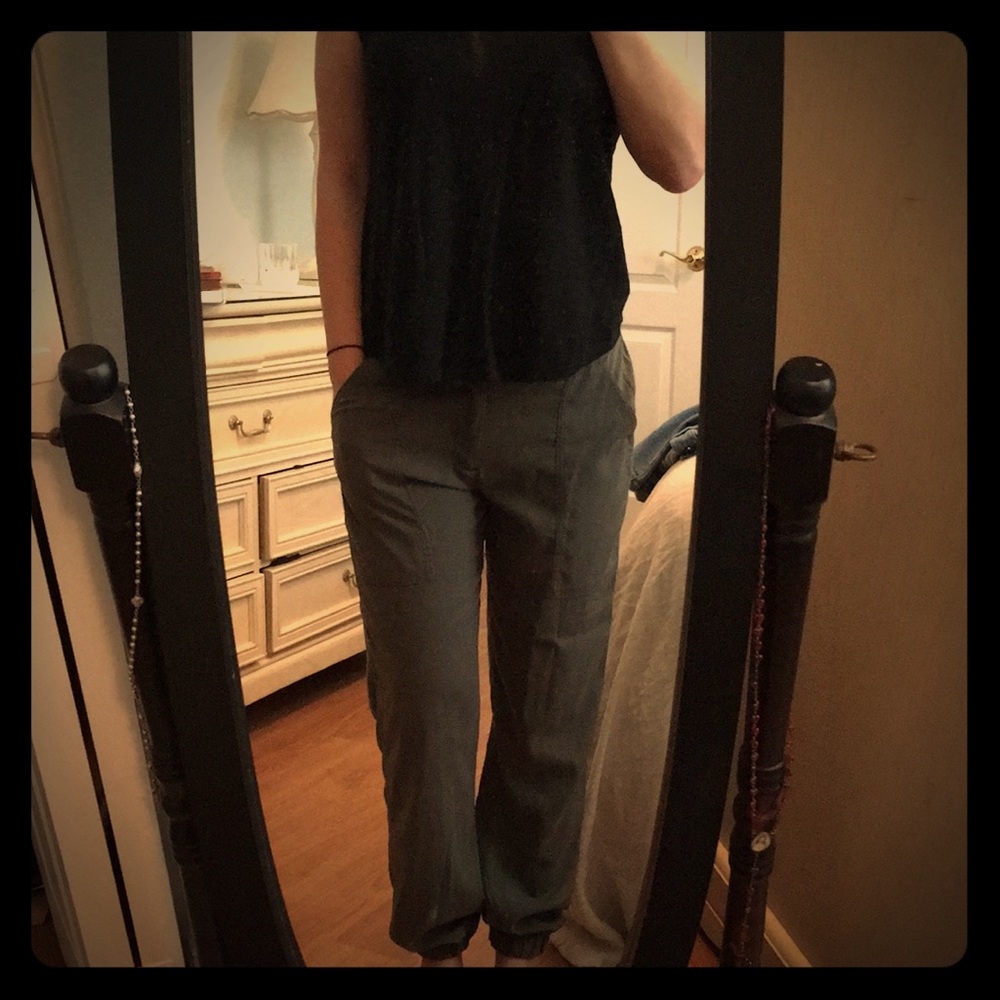 Green Under Armour Military Jogger Pants