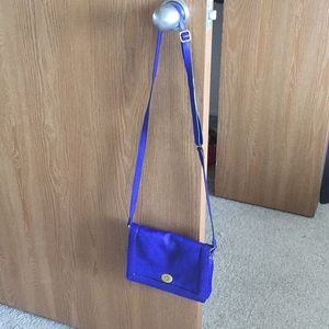 Rich indigo/purple JCrew shoulder/crossbody