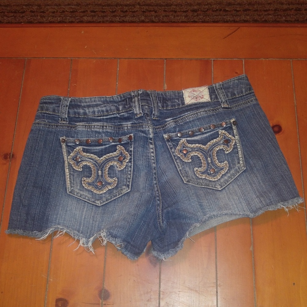 Denim shorts