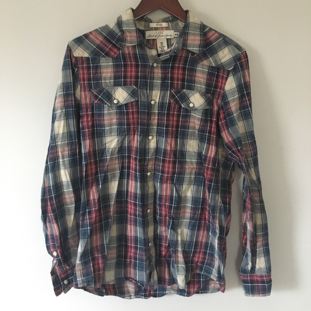 H&M Plaid Shirt Small