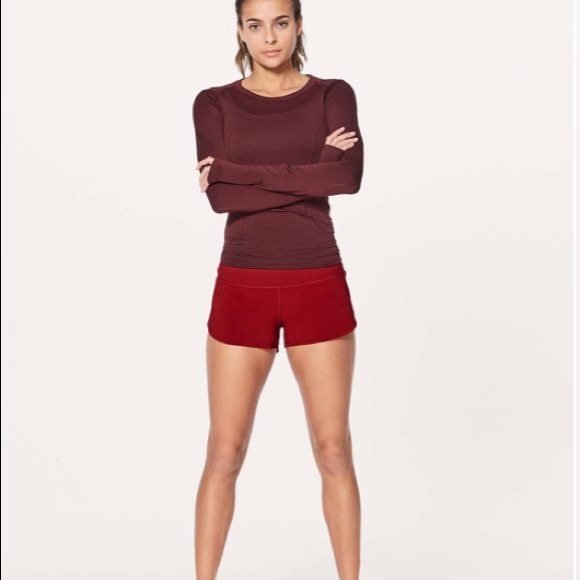 lululemon athletica Pants - • Lululemon • Speed Up Shorts Scarlet Red 8 New
