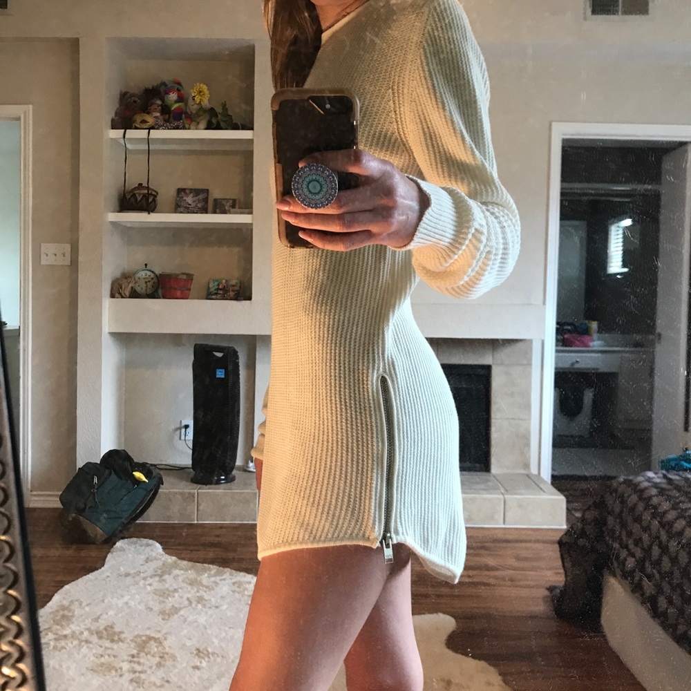 UNIF White Sweater Dress