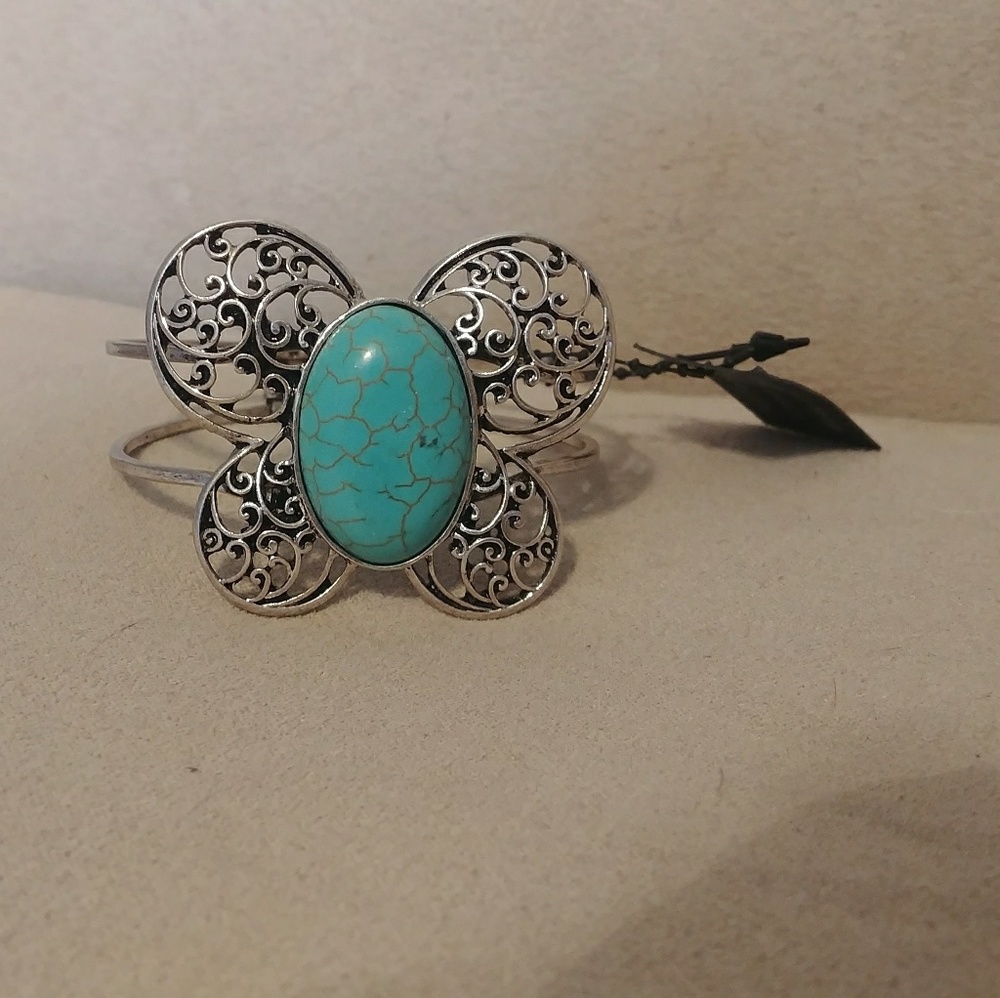 🔴Butterfly Turquoise Bracelet