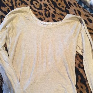 Athleta gold scoopneck tunic..shimmery! Size L