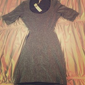 Silver BCBG dress small