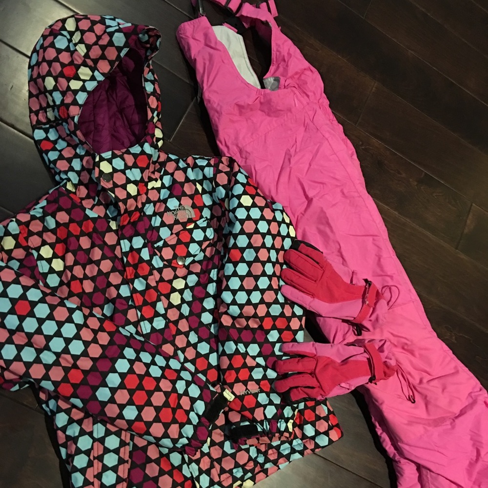 Girls ski set