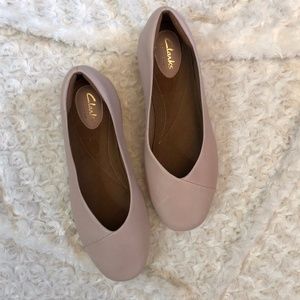 Blush Pink Clarks Lea Artisan Ballet Flats NWT