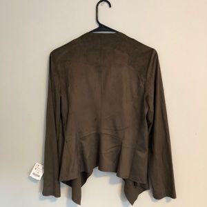 Zara Basic Brown Suede Jacket