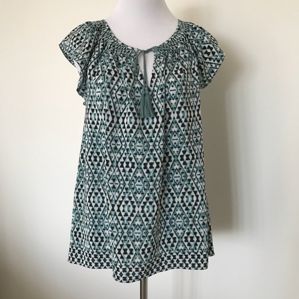Joie Ikat Silk Top