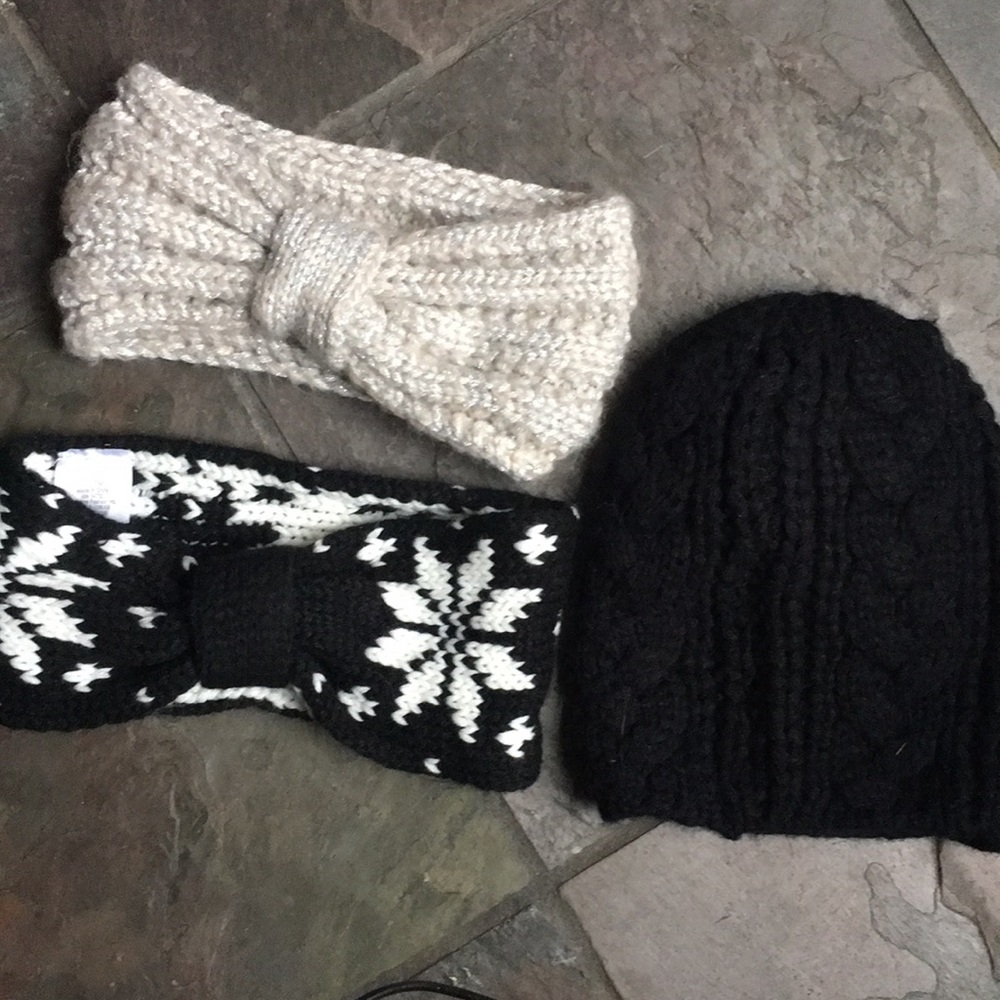 Winter Accessories Bundle Beanie and Headbands