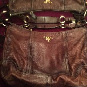 Prada brown handbag