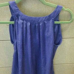Violet tie back top