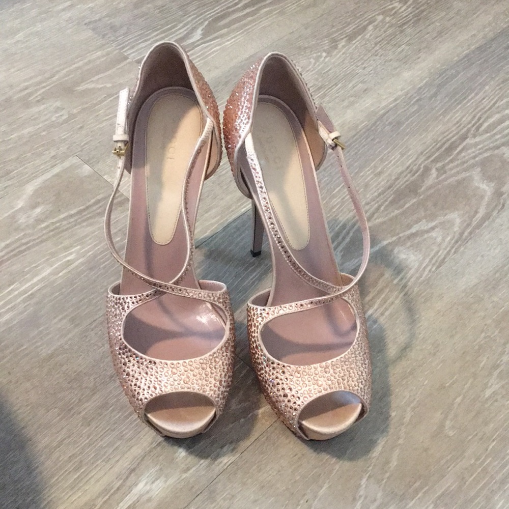 Gucci X Swarovski heels