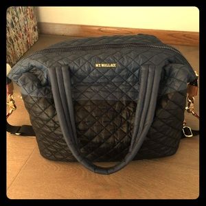 MZ Wallace Oxford Sutton Color Block Nylon Satchel