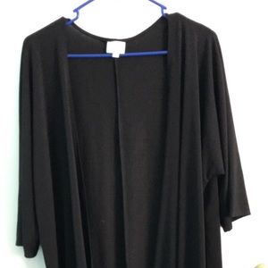 Lularoe Solid Black Lindsay