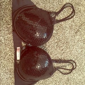 Sexy little things black sequence lingerie 34c