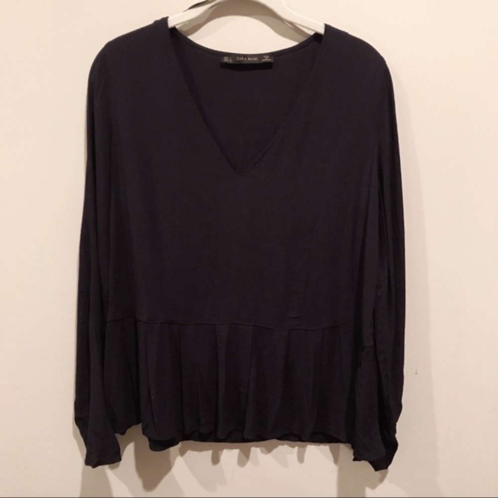 trendy zara top with detail