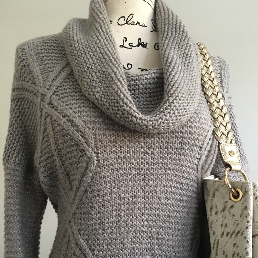 Sonoma Life + Style Cowl neck knit sweater