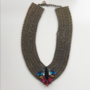 Dannijo collar necklace with multistone accent